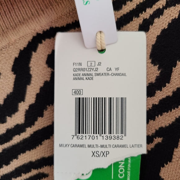 GUESS - NWT Animal print sweater - Picture 9 of 11